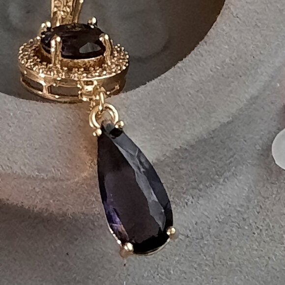 Brand New Handmade Unique Design 18k Gold Plated Earrings For Holiday Parties - Picture 4 of 4